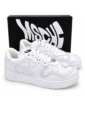 MSCHF Super Normal 2 Common White Leather Sneakers Men’s 14 New in Box